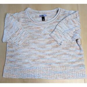 Vylette Multicolor Knit Crop Sweater Women's Size Medium